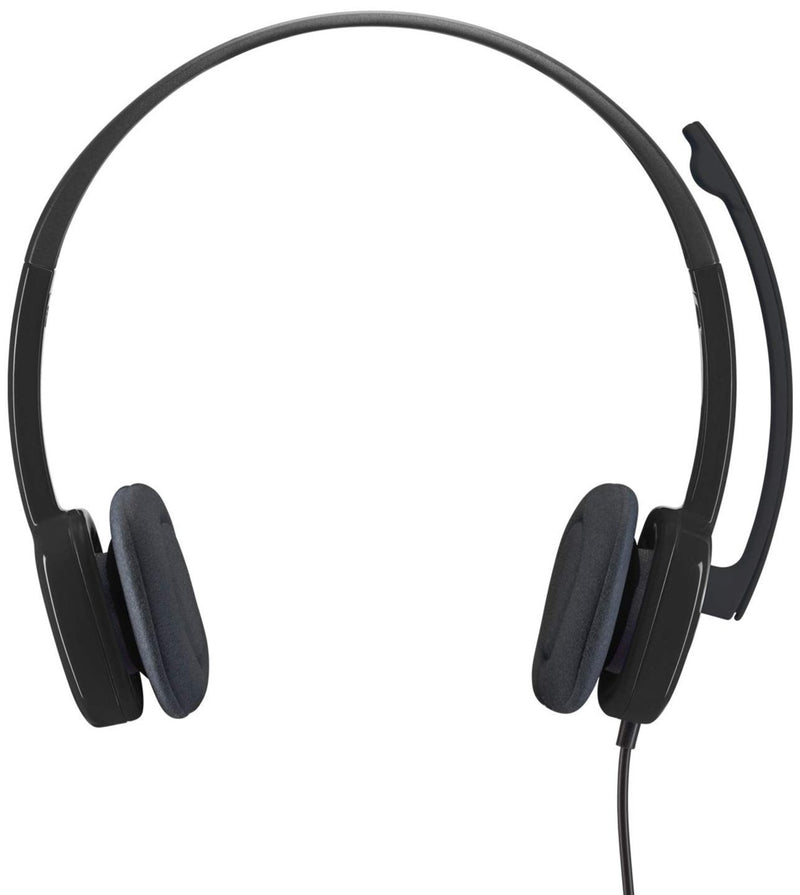 Logitech H151 Wired Headset 立體聲耳機麥克風 - Black 黑色 981-000587 原裝行貨