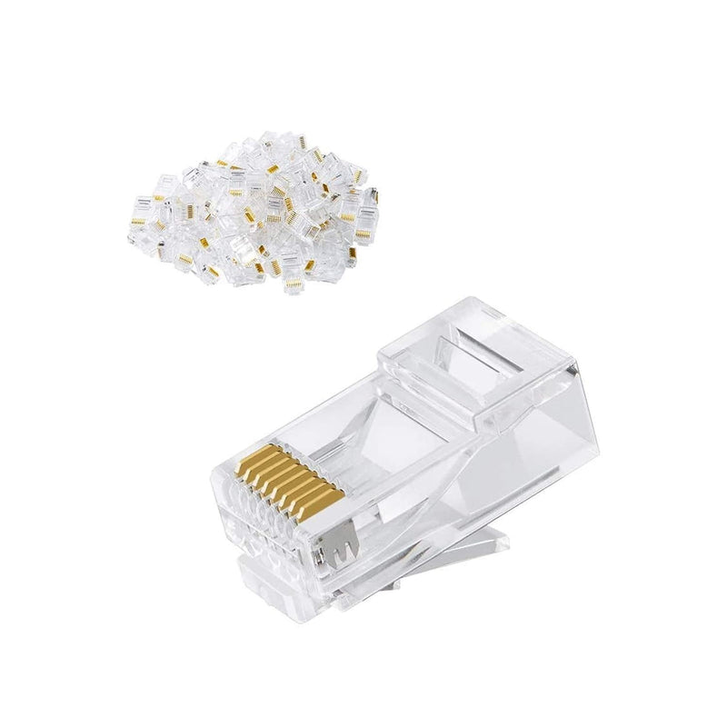 AMP CAT6 RJ45 Connector - 100 Pack