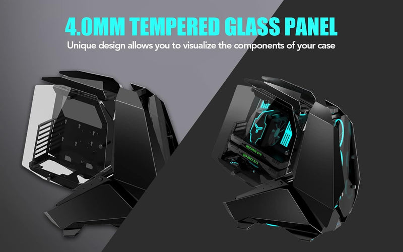 JONSBO MOD-5 Black Black Tempered Glass ATX Case 