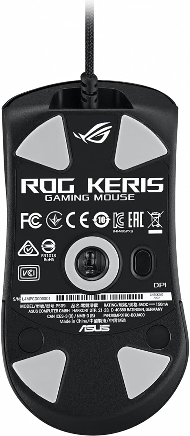 ASUS ROG Keris 16000dpi RGB 遊戲滑鼠 - Black 黑色