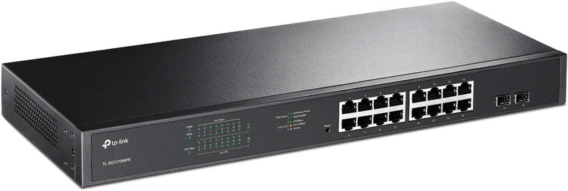 TP-Link TL-SG1218MPE JetStream 18 Port Gigabit Easy Smart Switch with 16 Port PoE+ (250W)