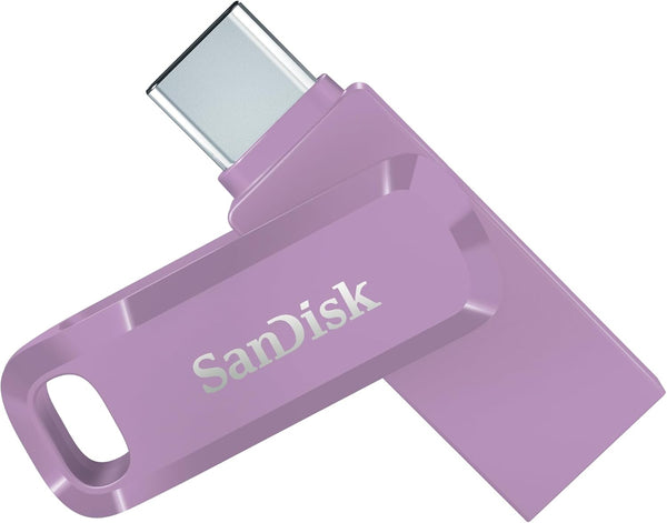 SanDisk 256GB Ultra Dual Drive Go USB 薰衣草紫 Type-C (Type-C and Type-A) 400MB/s 雙用隨身碟 SDDDC3-256G-G46L 772-4613