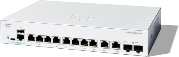 [最新產品] Cisco Catalyst 1300 8-Port Gigabit Ethernet + 2-Port Combo Advanced Security Managed Switch (C1300-8T-E-2G-UK/NE-138TE2G)