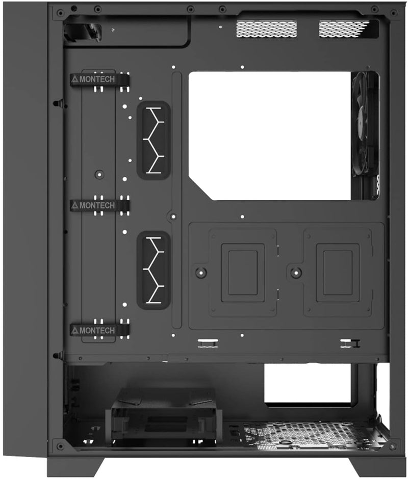 MONTECH AIR 1000 LITE Black Tempered Glass ATX Case MO-CA-AIR1000-LITE-BK