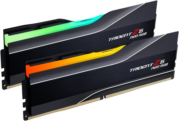 G.SKILL 48GB Kit (2x24GB) Trident Z5 Neo RGB Black F5-8000J4048G24GX2-TZ5NR DDR5 8000MHz Memory (AMD EXPO & Intel XMP 3.0)