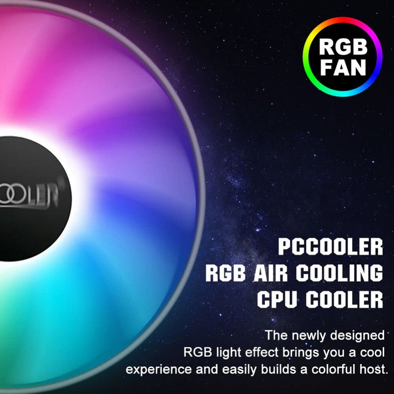 PCCOOLER EI26M PRO RGB low-profile下吹式風冷散熱器