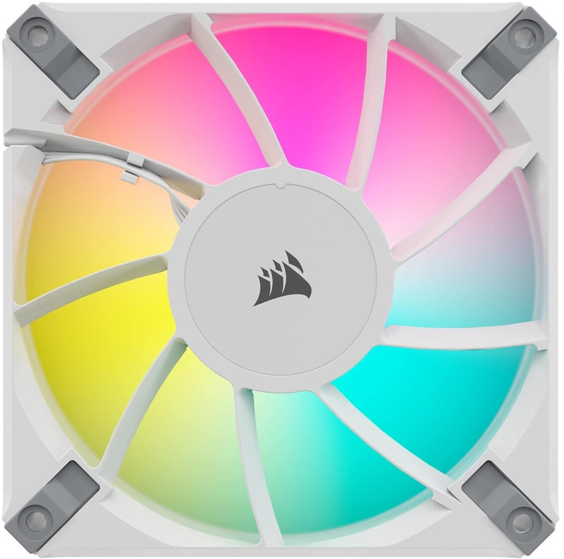 Corsair iCUE AF120 RGB ELITE 120mm PWM Single Fan - White 白色 (單件裝) CO-9050157-WW