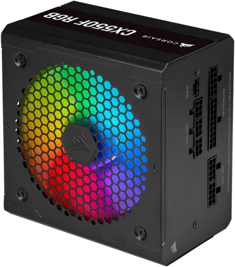 CORSAIR 550W CX550F-RGB Bronze Fully Modular RGB Power Supply (CP-9020216-UK)