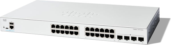 [最新產品] Cisco Catalyst 1300 24-Port Gigabit Ethernet + 4xSFP Advanced Security Managed Switch (C1300-24T-4G-UK/NE-1324T4G)