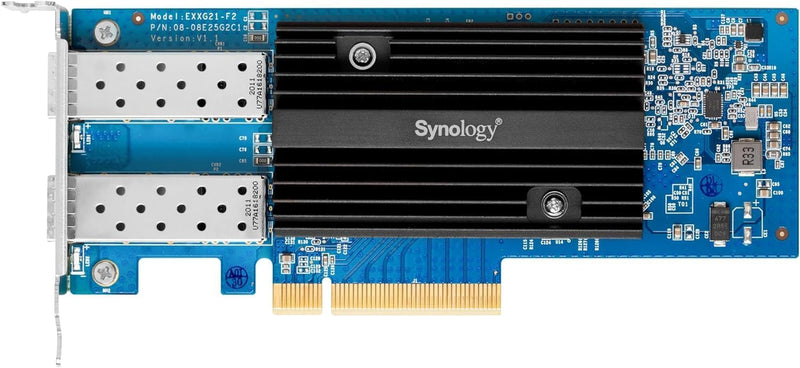 Synology E10G30-F2 Dual SFP+ 10Gbps Ethernet PCI-E 3.0 Adapter (5年保固)