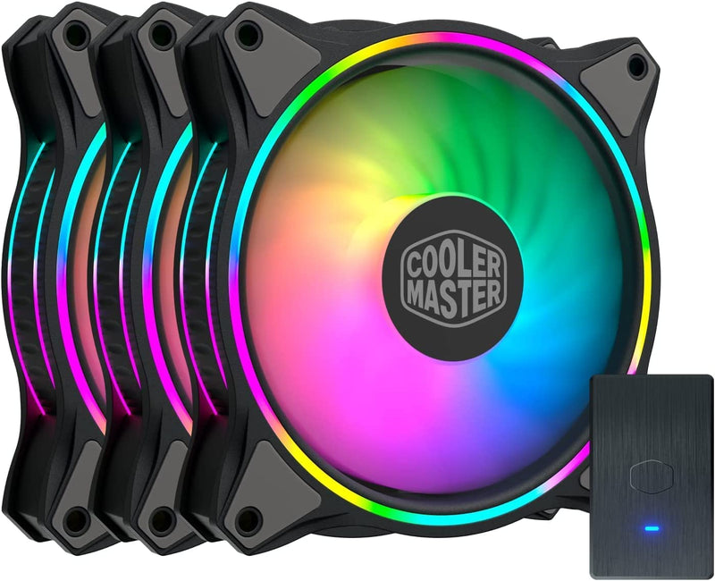 Cooler Master MasterFan MF120 HALO 3 in 1 Pack ARGB 12cm Case Fan 