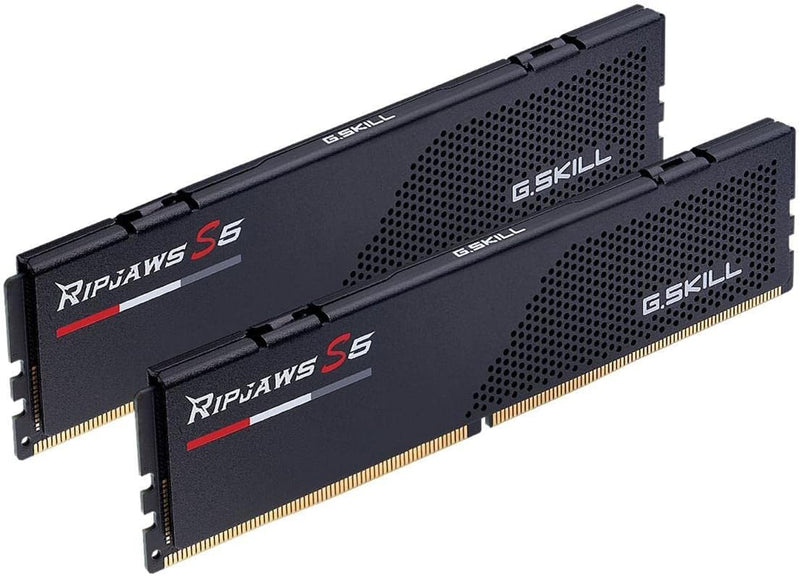 G.SKILL 32GB Kit (2x16GB) Ripjaws S5 Black F5-6000J3238F16GX2-RS5K DDR5 6000MHz Memory