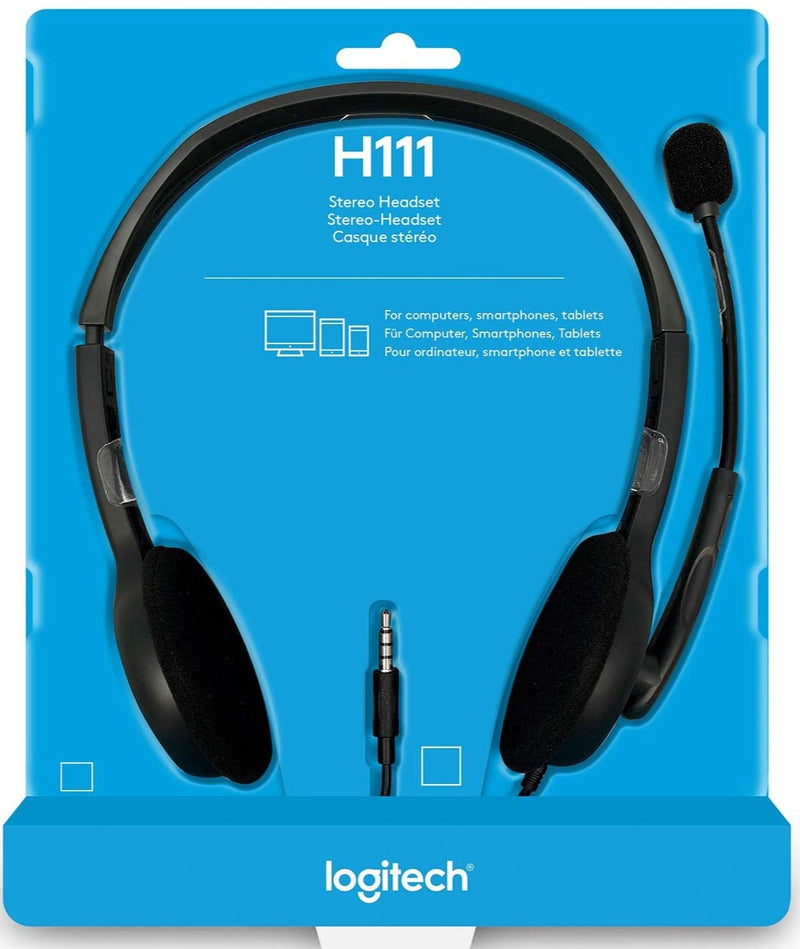 Logitech H111 Wired Headset 981-000588 原裝行貨