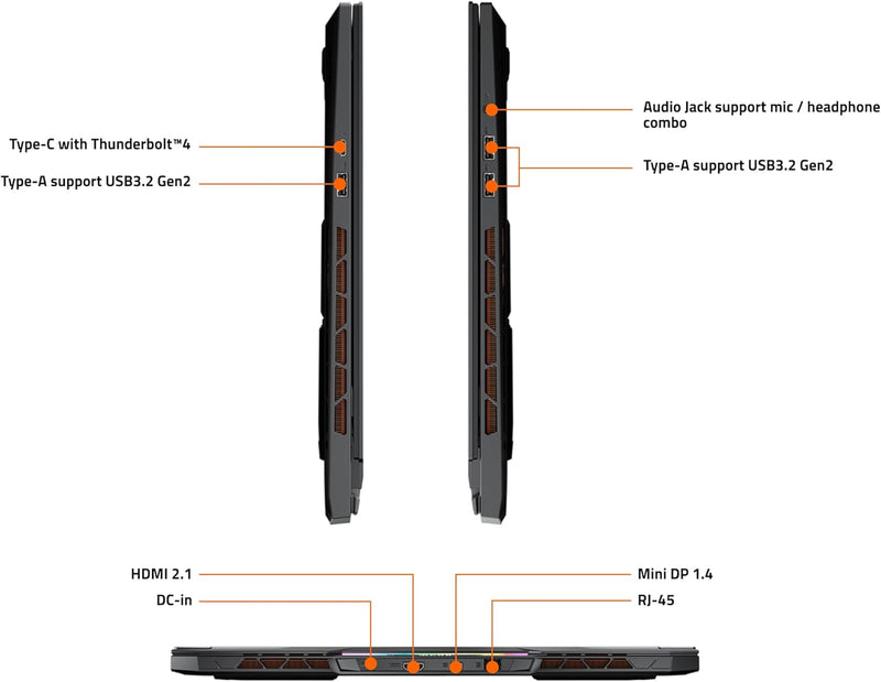 Gigabyte AORUS 17X AZG 2024 /17.3 QHD 240Hz/RTX 4090/i9-14900HX/DDR5 5600 16GB*2/Gen4 1TB+Gen4 1TB/Win11 Home (AORUS 17X AZG-65HK665CH)