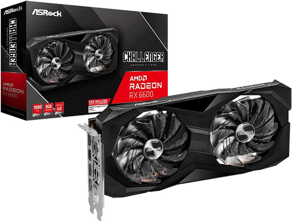 ASRock AMD Radeon RX 6600 Challenger D 8GB GDDR6