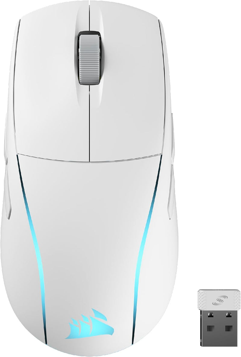 Corsair M75 WIRELESS Lightweight RGB 超輕量無線遊戲滑鼠 White CH-931D011-AP