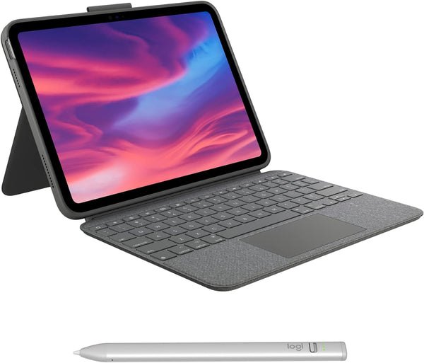 Logitech Combo Touch 鍵盤護殼配備觸控板(iPad 10.9" 第10代用) 920-011434 原裝行貨