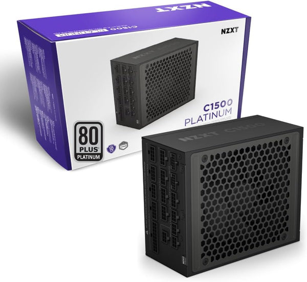 NZXT 1500W C1500 Platinum 80Plus Gold ATX3.1 Full Modular Power Supply (PA-5P1BB-UK)