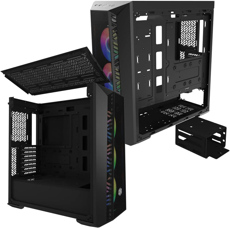 Cooler Master MasterBox 520 ATX Case 黑色 MB520-KGNN-S01