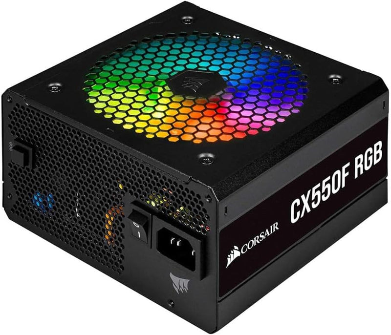 CORSAIR 550W CX550F-RGB Bronze Fully Modular RGB Power Supply (CP-9020216-UK)