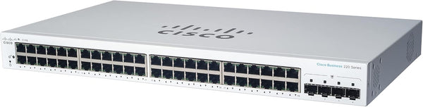 Cisco Business CBS220 48-Port Gigabit Ethernet (382W PoE+) + 4-Port 10G SFP+ uplink 智能交換機 (CBS220-48P-4X-UK / NE-2248P4X) 3年保用