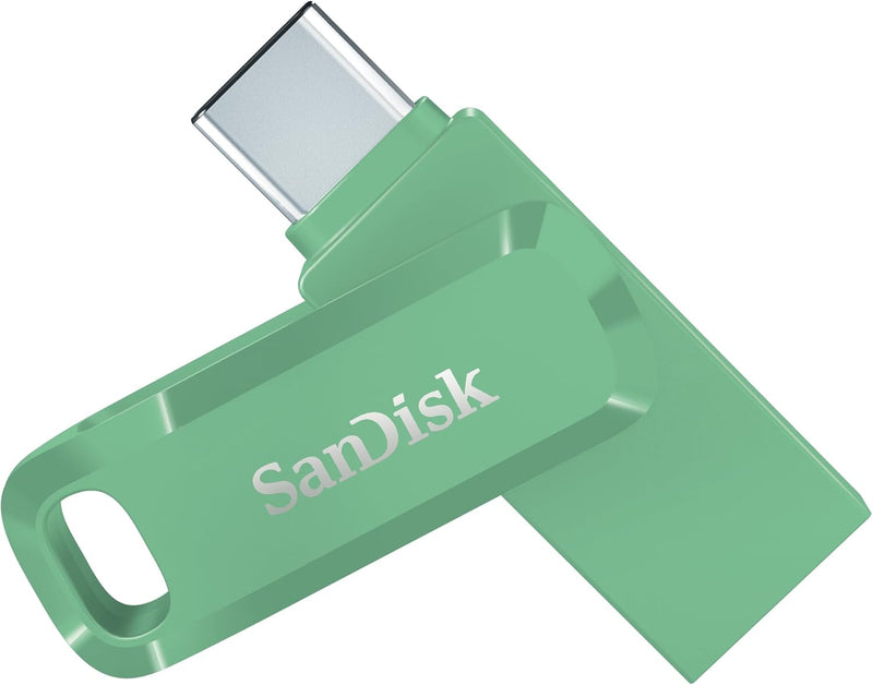 SanDisk 256GB Ultra Dual Drive Go USB 草本綠 Type-C (Type-C and Type-A) 400MB/s 雙用隨身碟 SDDDC3-256G-G46AG 772-4610