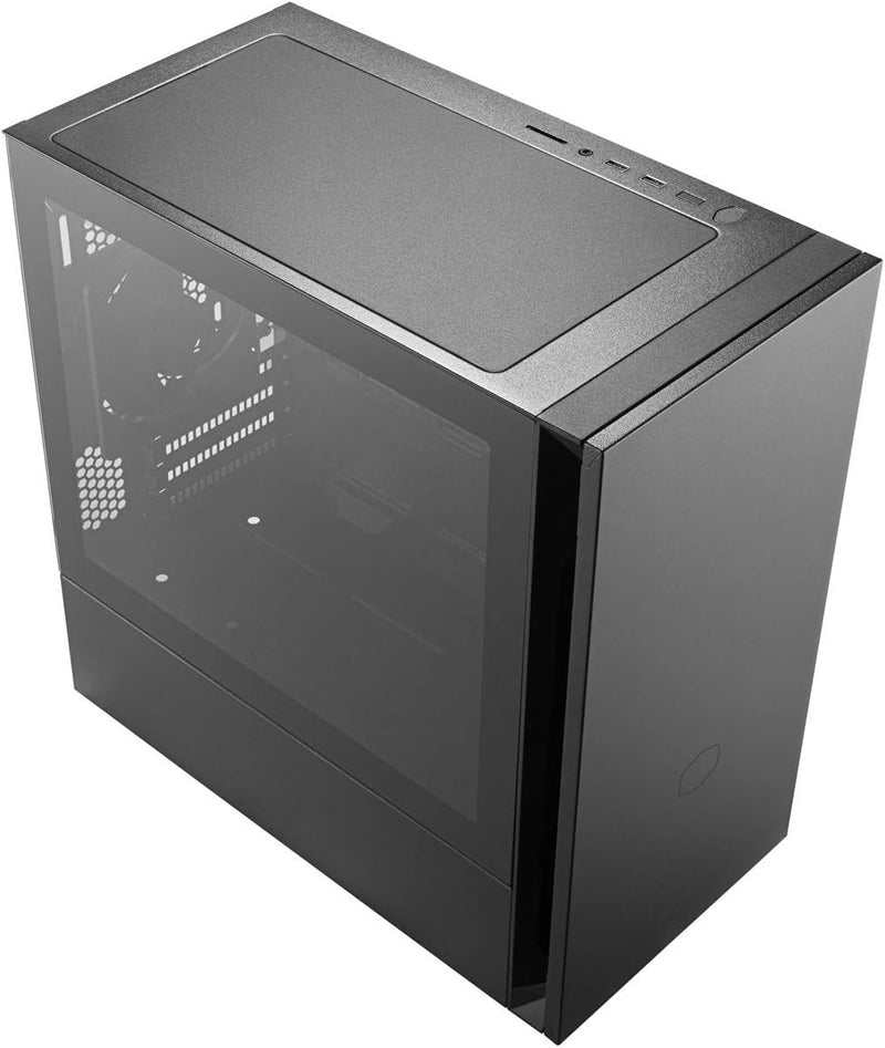 Cooler Master Silencio S400 Black Black Tempered Glass Micro-ATX Case MCS-S400-KG5N-S00 