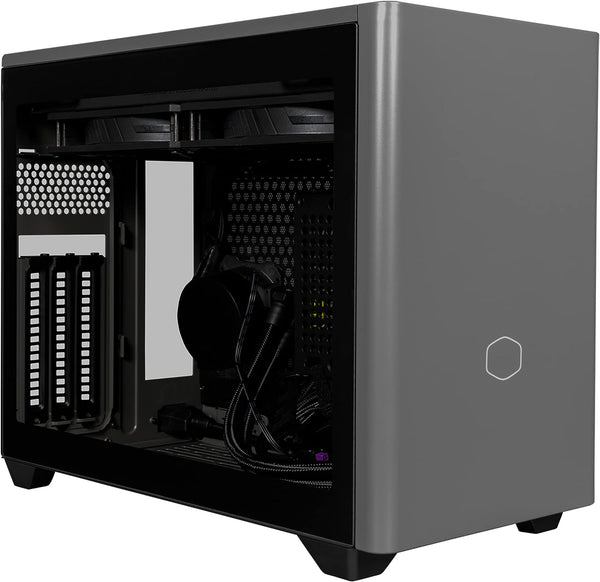 Cooler Master MasterBox NR200P MAX Black Black built-in 280mm AIO water cooling &amp; 850W power supply Tempered Glass Mini-ITX Case NR200P-MCNN85-SL0 