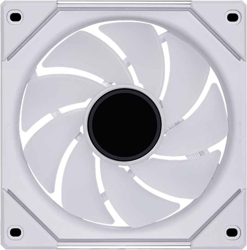 LIAN LI UNI FAN SL-INF Reverse Blade 120 WHITE white ARGB 12cm Case Fan UF-RSLIN120-1W 