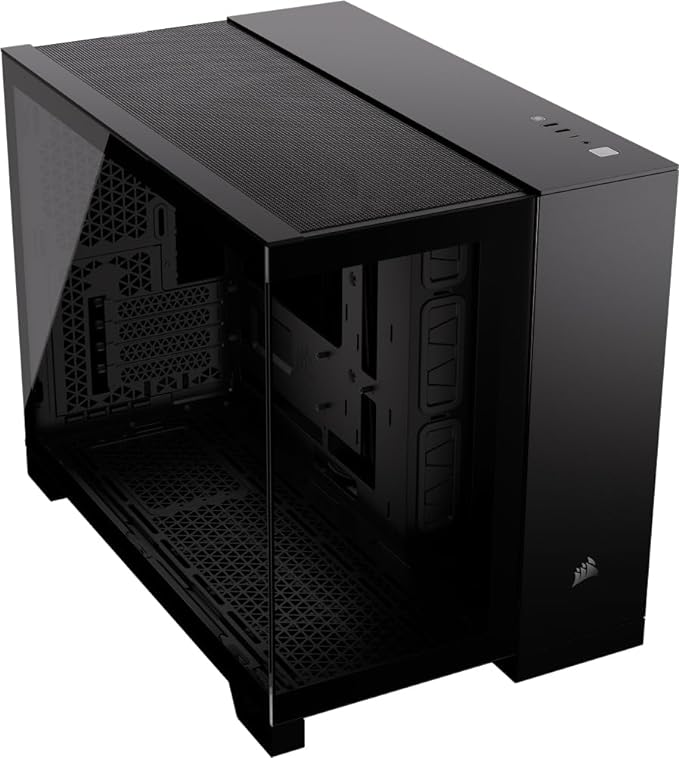 Corsair 2500X Mid-Tower Dual Chamber Black 黑色無立柱全景 Mid-Tower PC Case CC-9011265-WW