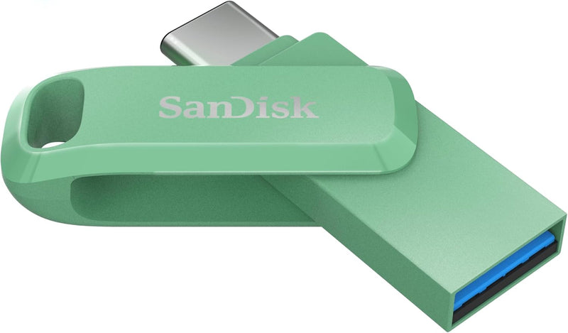 SanDisk 256GB Ultra Dual Drive Go USB 草本綠 Type-C (Type-C and Type-A) 400MB/s 雙用隨身碟 SDDDC3-256G-G46AG 772-4610