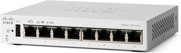 [最新產品] Cisco Catalyst 1200 8-Port Gigabit Ethernet Smart Managed Switch (C1200-8T-D-UK/NE-128TD)