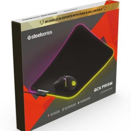 SteelSeries QcK Prism Cloth RGB 布質滑鼠墊 - Medium (63825)