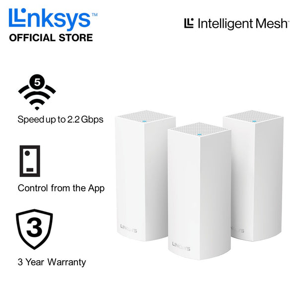 Linksys Velop WHW0303 AC6600 3PK (3 years)