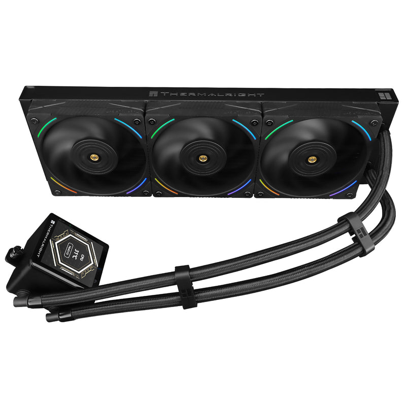 Thermalright Frozen Vision 360 BLACK 黑色 ARGB w/2.88IPS Screen 360mm Liquid CPU Cooler