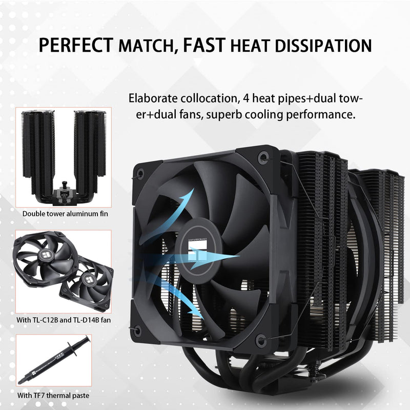 Thermalright Frost Spirit 140 Black V3 CPU Air cooler