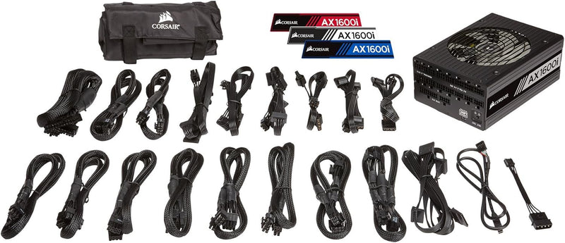 CORSAIR 1600W AX1600i Digital 80Plus Titanium Full Modular Power Supply (CP-9020087-UK)