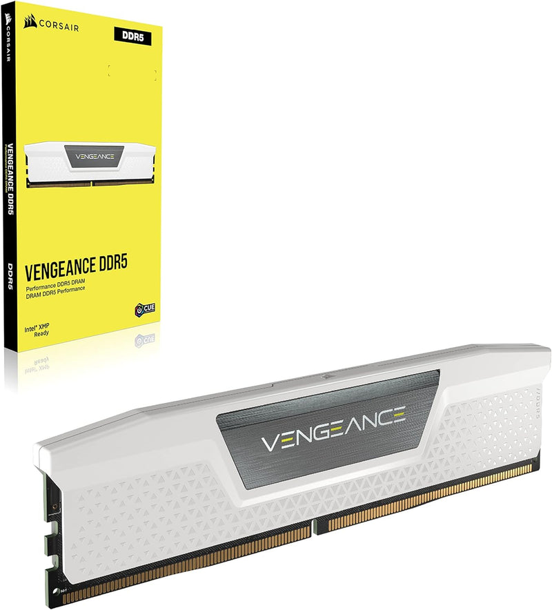 CORSAIR 32GB Kit (2x16GB) VENGEANCE White 白色 CMK32GX5M2B5600C36W DDR5 5600MHz Memory