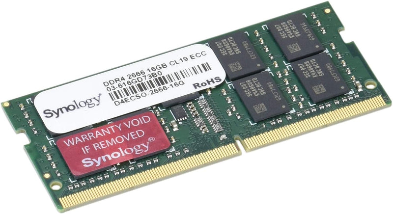 Synology DDR4 ECC Unbuffered SODIMM 4GB｜D4ES02-4G