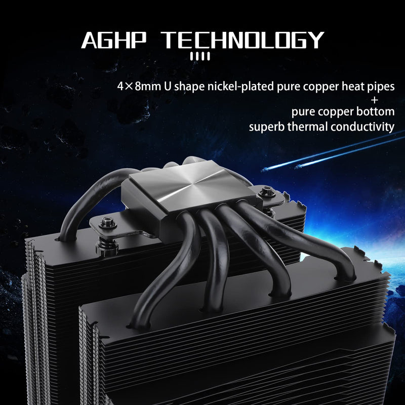 Thermalright Frost Spirit 140 Black V3 CPU Air cooler