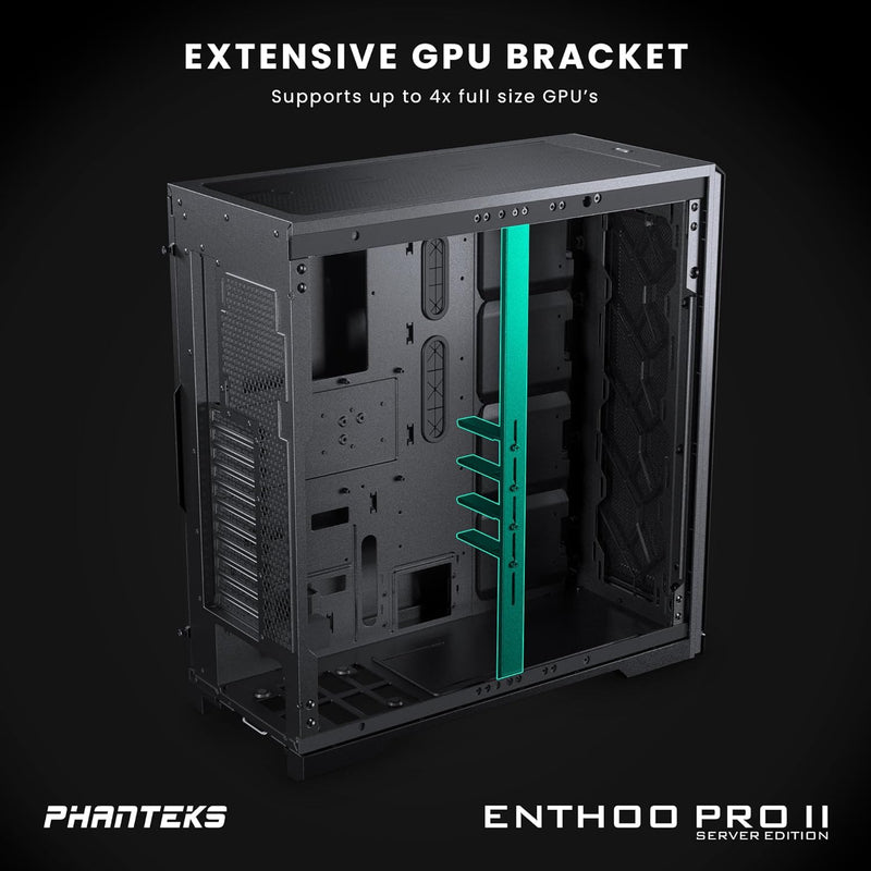 Phanteks Enthoo Pro II Closed Panel Server Edition E-ATX/SSI EEB Tower Case PH-ES620PC_BK02