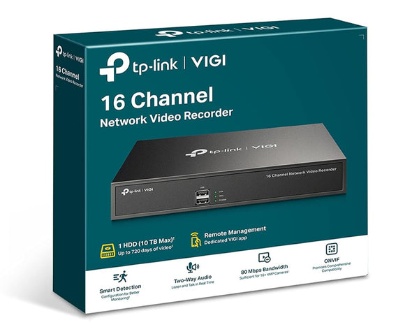 TP-Link Vigi NVR1016H 16 Channel NVR Network Video Recorder