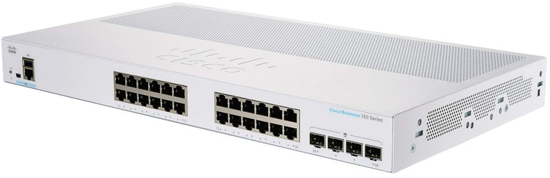 Cisco Business CBS350 24-Port Gigabit Ethernet + 4-Port Gigabit SFP Uplink 全網管交換機 (CBS350-24T-4G-UK / NE-3524T4G) 有限終生保用