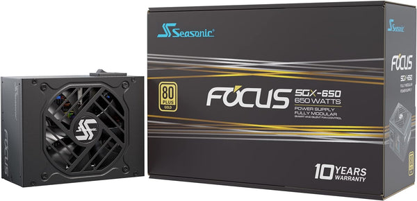 Seasonic 650W Focus SGX-650 SFX 80Plus Gold Full Modular Power Supply