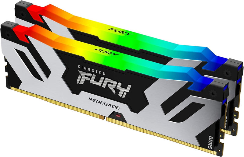 Kingston 32GB Kit (2x16GB) KF580C38RSAK2-32 Fury Renegade RGB Black 黑色 DDR5-8000MHz Memory