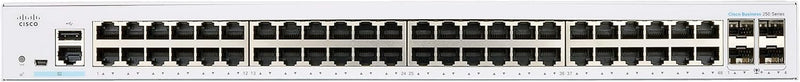 Cisco Business CBS250 48-Port Gigabit + 4-Port 10G SFP+ Uplink 智能交換機 (CBS250-48T-4X-UK / NE-2548T4X) 有限終生保用