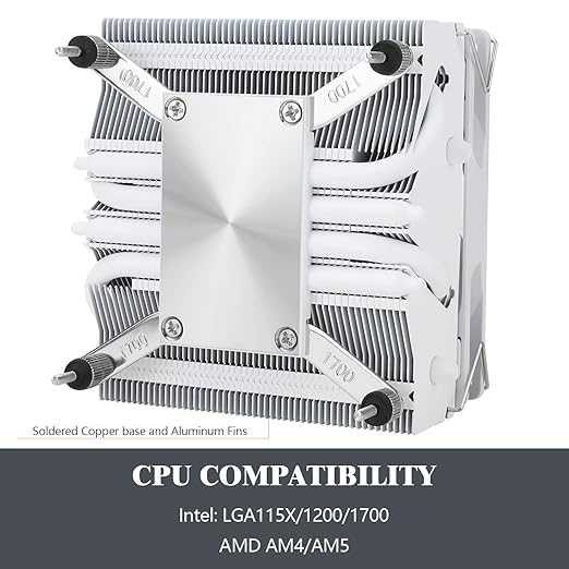 Thermalright AXP90-X53 WHITE white down-blowing low-profile CPU Cooler