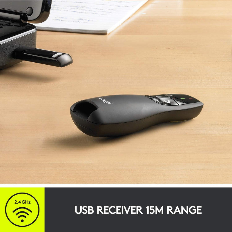 Logitech R400 Presenter 鐳射筆簡報遙控器 910-001363 原裝行貨