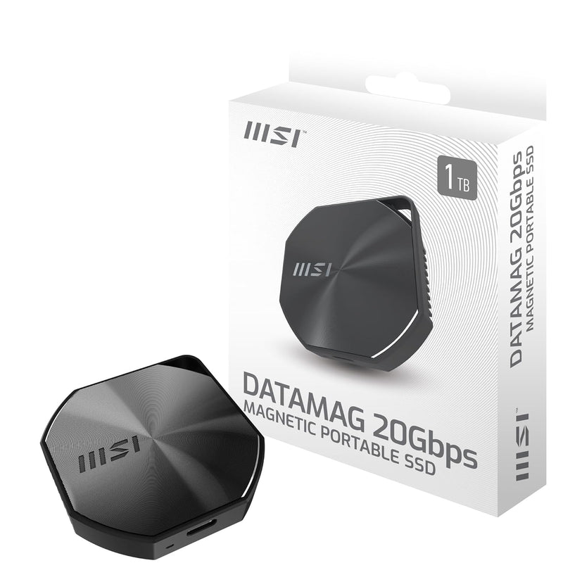 MSI DATAMAG 20Gbps 1TB Magnetic Portable SSD (HD-MDTMAG1)