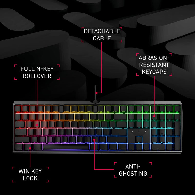 CHERRY G80-3870 MX3.0S黑框側刻RGB機械式鍵盤 (青軸) G80-3874LSAEU-2